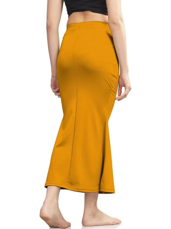 Mustard_Lycra_Mermaid_Midi_Skirt_For_Women