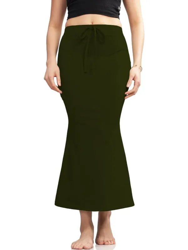Dark_Olive_Lycra_Mermaid_Skirt_For_Women