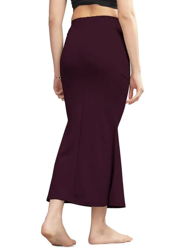 Maroon_Lycra_Mermaid_Skirt_For_Women