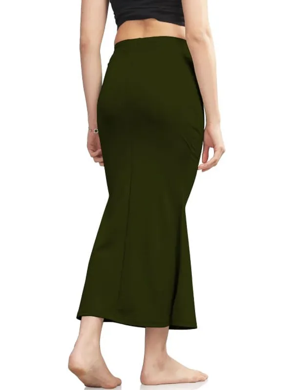 Dark_Olive_Lycra_Mermaid_Skirt_For_Women