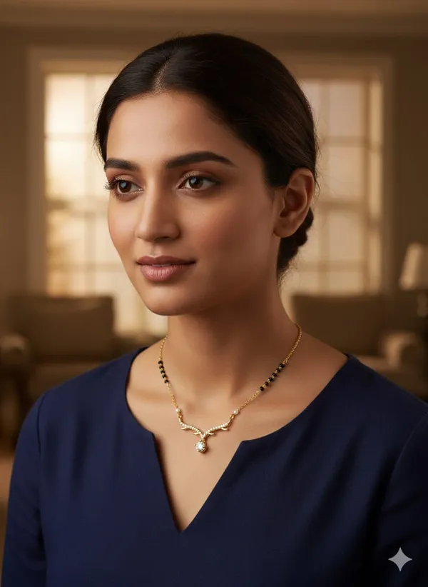 Curved_Diamond_Style_Pendant_Mangalsutra