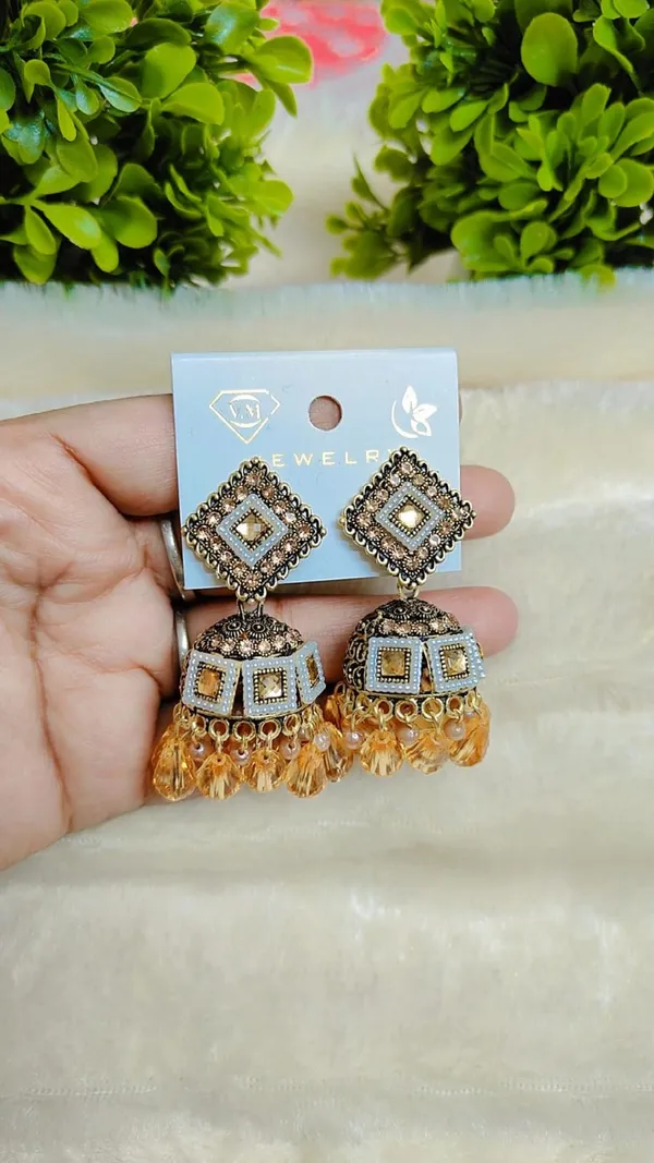 Antique_Square_Jhumka_Earrings
