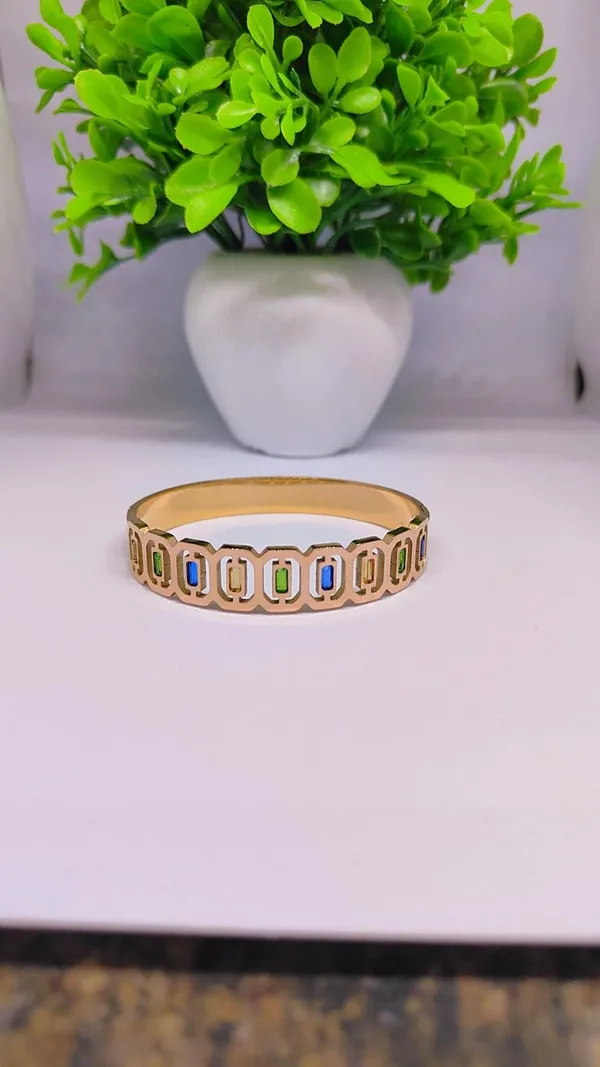 Geometric_Gold_Tone_Multicolor_Stone_Bracelet
