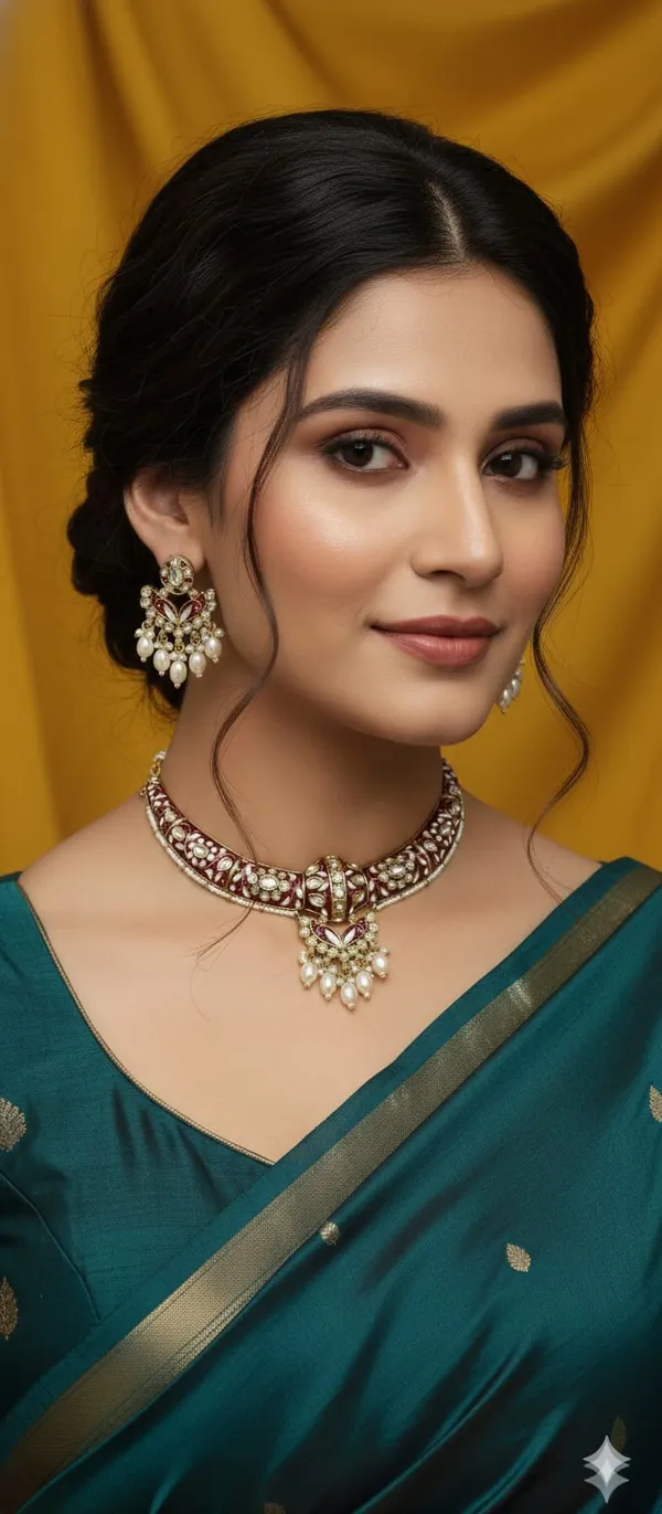 The_Royal_Indigo_Meenakari_Hasli_Mehroon