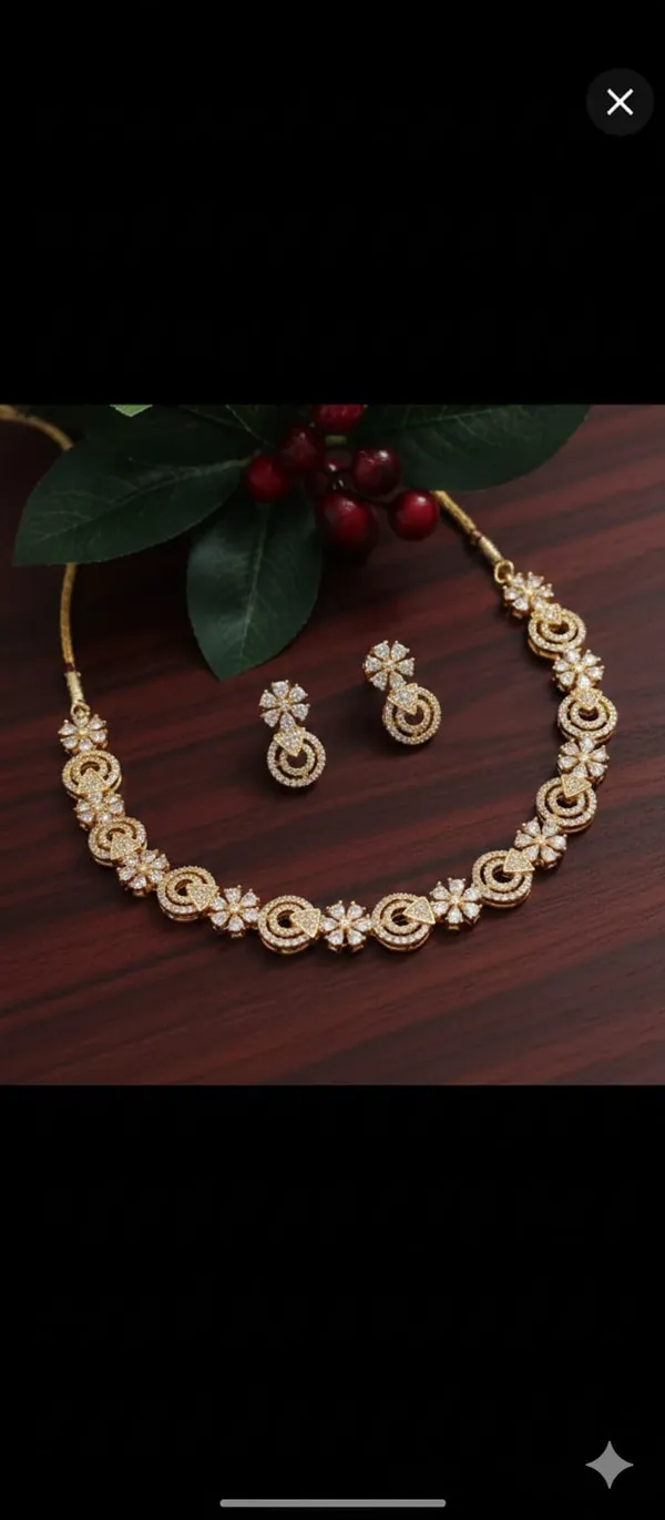 Radiant_Bloom_Stone_Studded_Gold_Polish_Necklace_Set