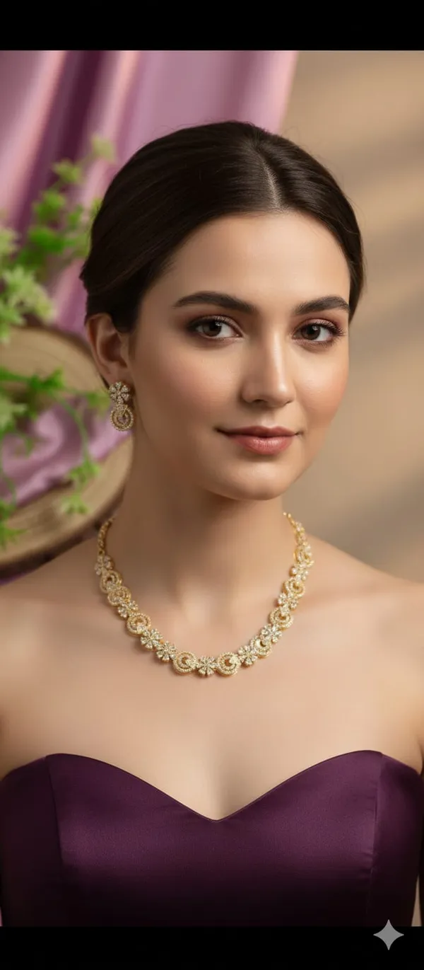 Radiant_Bloom_Stone_Studded_Gold_Polish_Necklace_Set