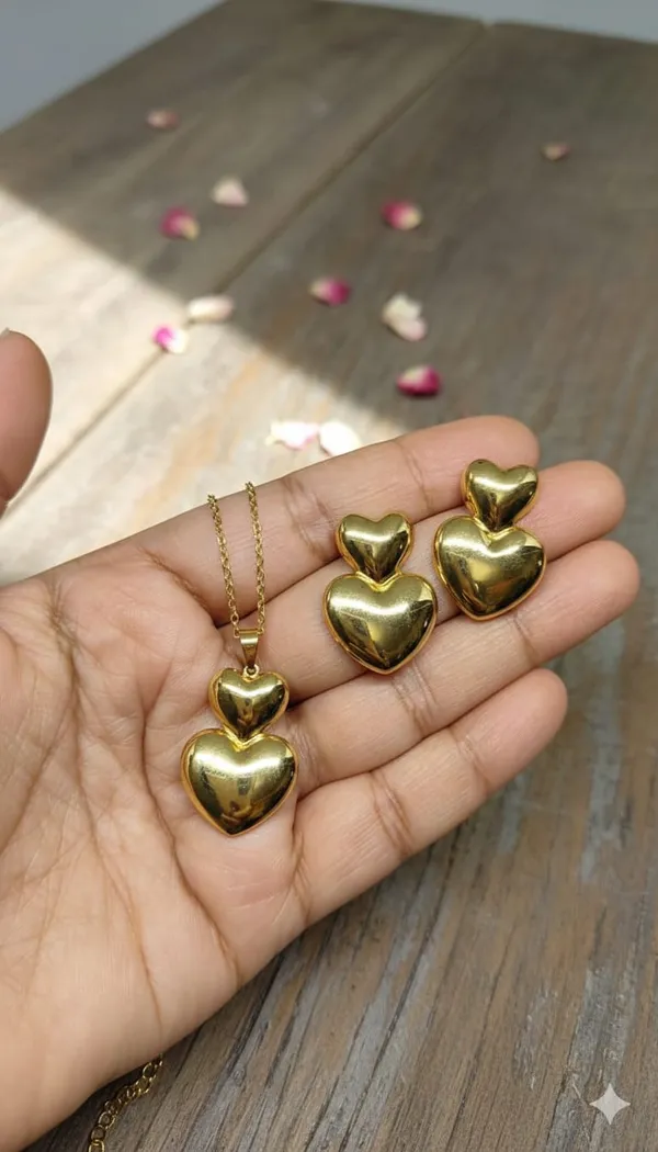 Classic_Gold_Heart_Pendant_Set
