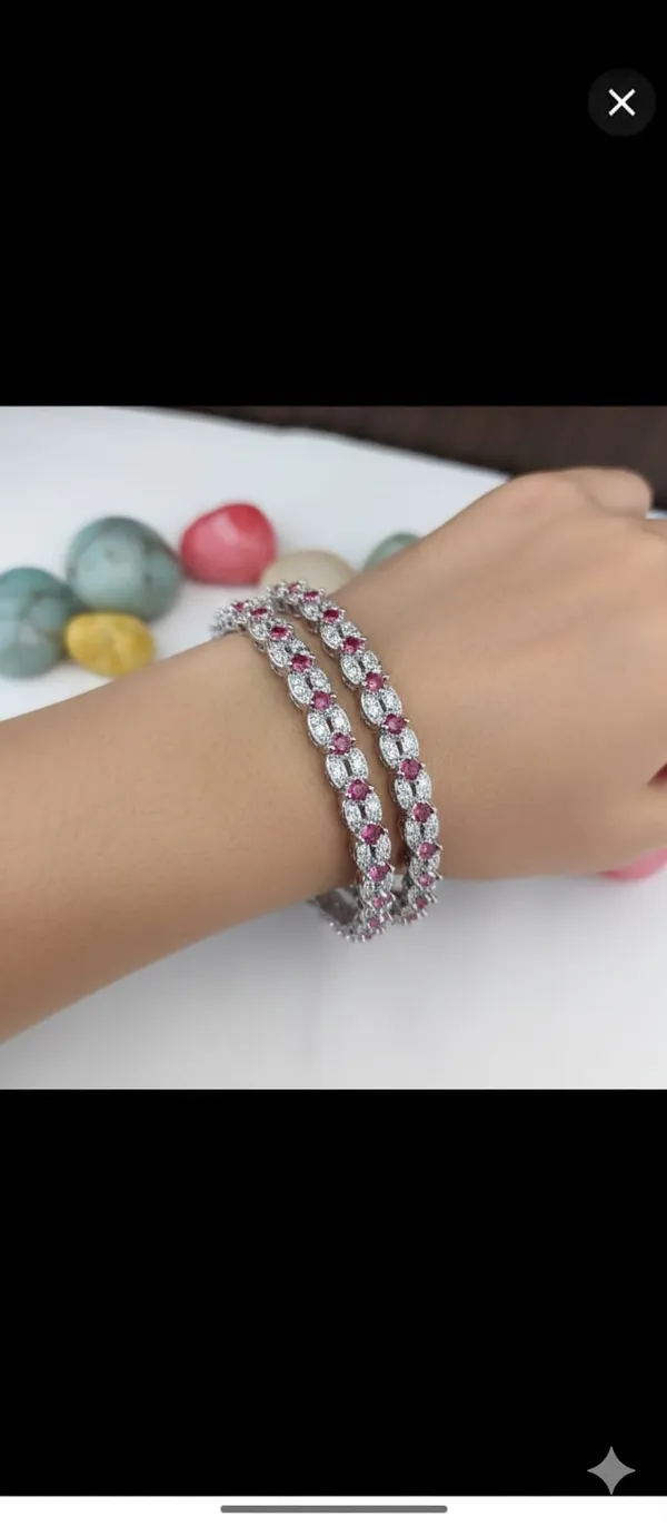 Ruby_Glow_American_Diamond_Bangles