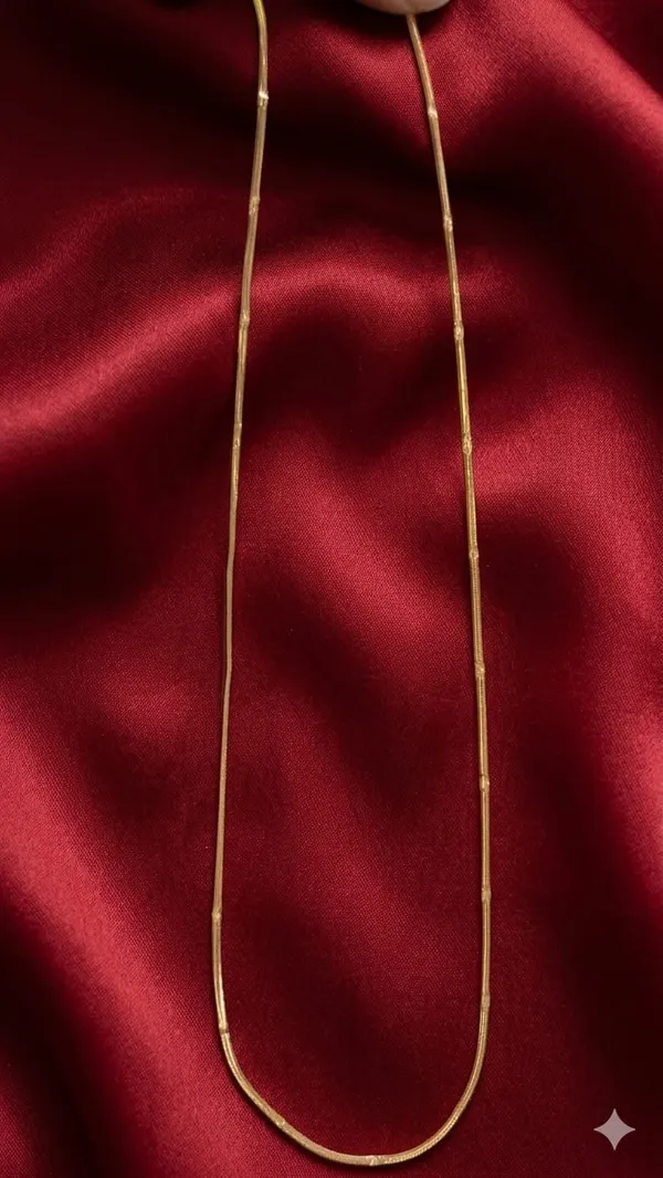 Golden_Minimal_Beaded_Chain