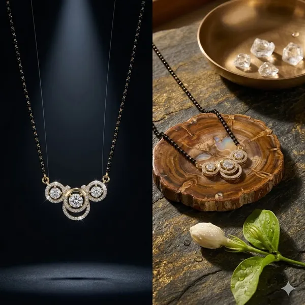 Elegant_Dual_Tone_Cz_Mangalsutra_With_Classic_Bead_Chain