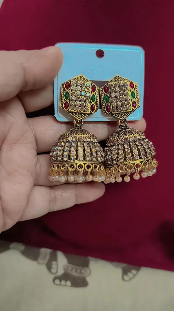Royal_Antique_Stone_Jhumka_Earrings