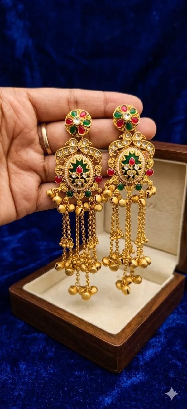 Royal_Kashmiri_Jhumki_Tassel_Earrings
