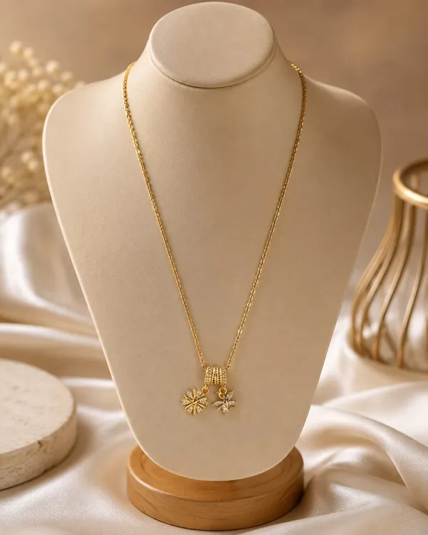 Minimal_Dual_Charm_Gold_Pendant_Chain
