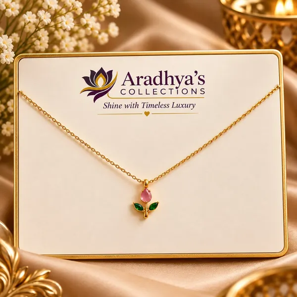 Elegant_Tulip_Bloom_Pendant_Chain_–_Anti-Tarnish_Necklace