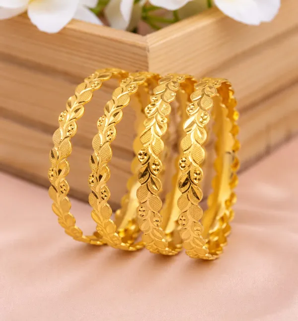 Gold_Tone_Leaf_Design_Bangle_Set_for_Women_(Get_this_for_Rs_340,_by_adding_one_more_bangle)