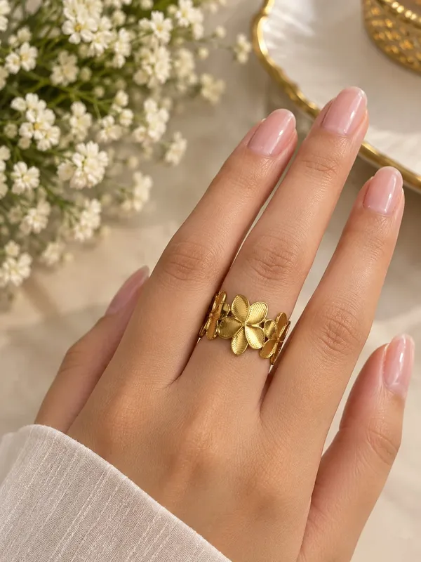 Golden_Blossom_Floral_Antitarnish_Ring
