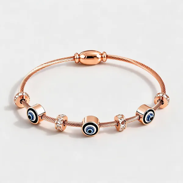 Evil_Eye_Charm_Bracelet_Anti_Tarnish_Adjustable_Bracelet_Rose_Gold