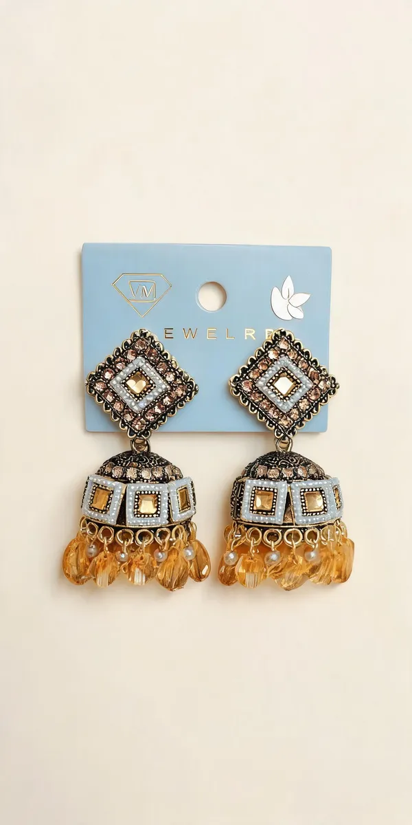 Antique_Square_Jhumka_Earrings