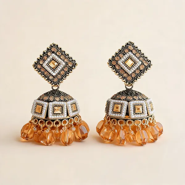 Antique_Square_Jhumka_Earrings