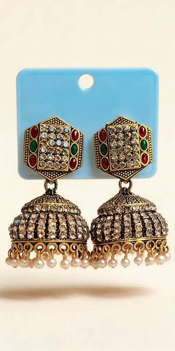 Royal_Antique_Stone_Jhumka_Earrings