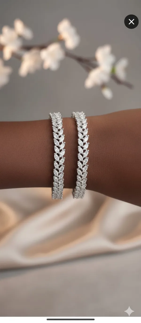 Crystal_Leaf_American_Diamond_Bangles