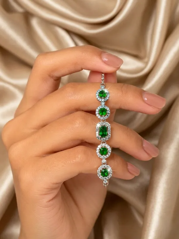 Royal_Amethyst_Sparkle_Bracelet_Green