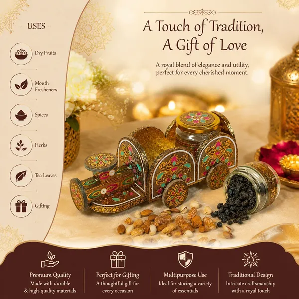 Metal_Traditional_Floral_Elephant_2_Jar_Dry_Fruit_Box