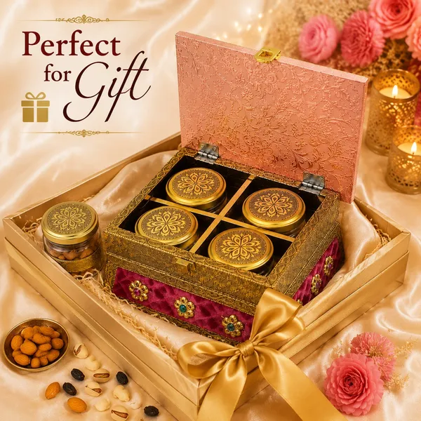 Ornate_Dry_Fruit_Gift_Box_With_Four_Containers