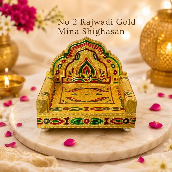 Rajwadi_Gold_Mina_Singhasan_For_Idols