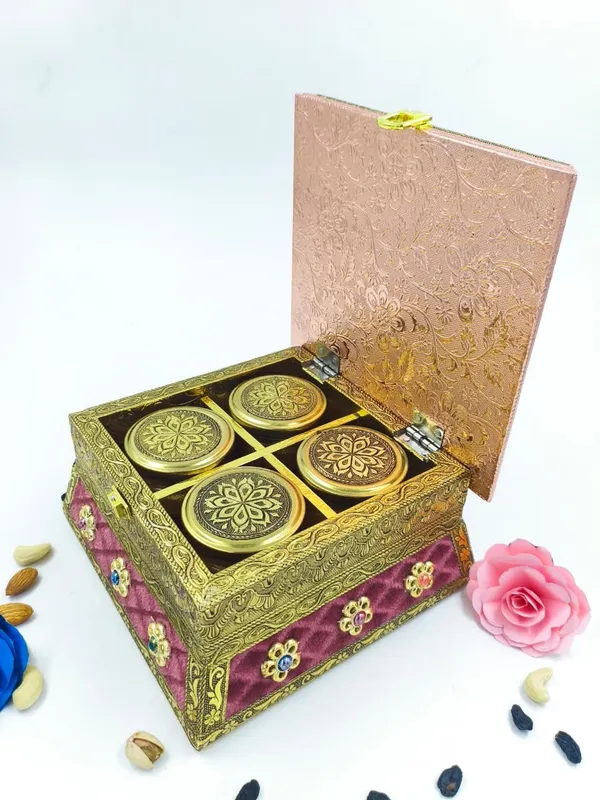 Pink_Gold_Embroidered_Dry_Fruit_Gift_Box