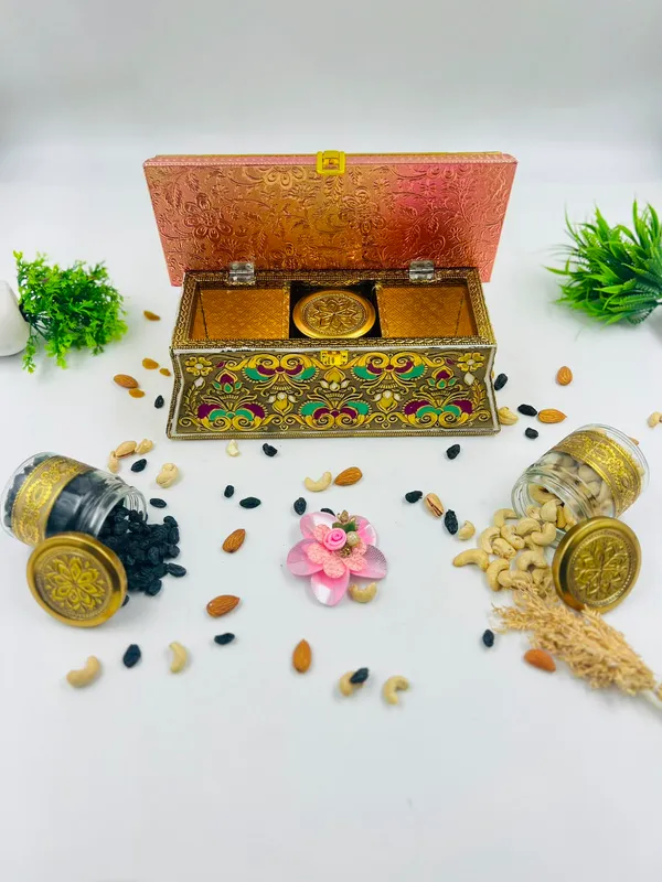 Metal_Festive_Floral_Pattern_Dry_Fruit_Box
