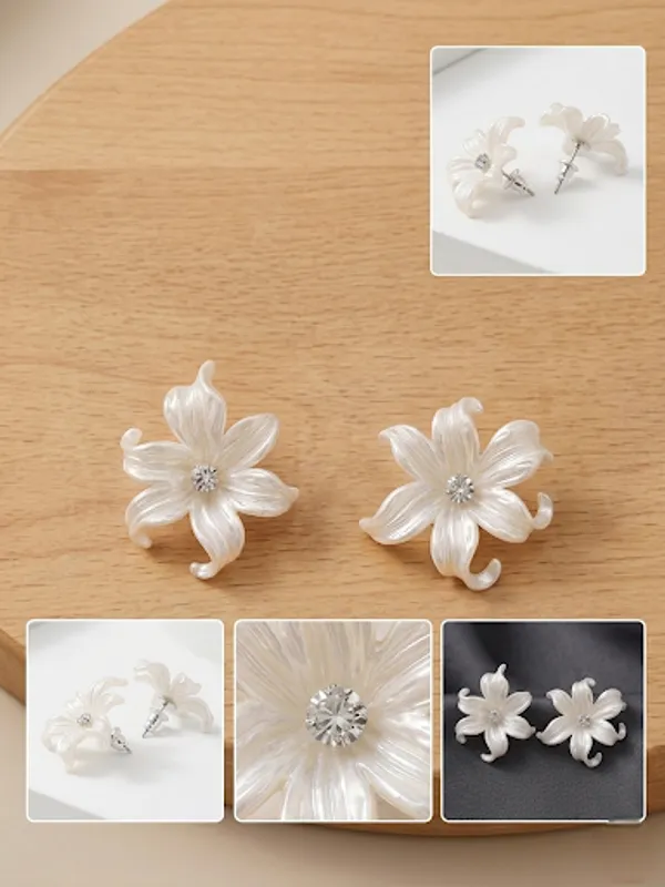 White_Enamel_Ad_Earrings_For_Women_Pack_Of_2