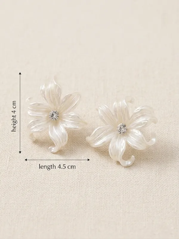 White_Enamel_Ad_Earrings_For_Women_Pack_Of_2