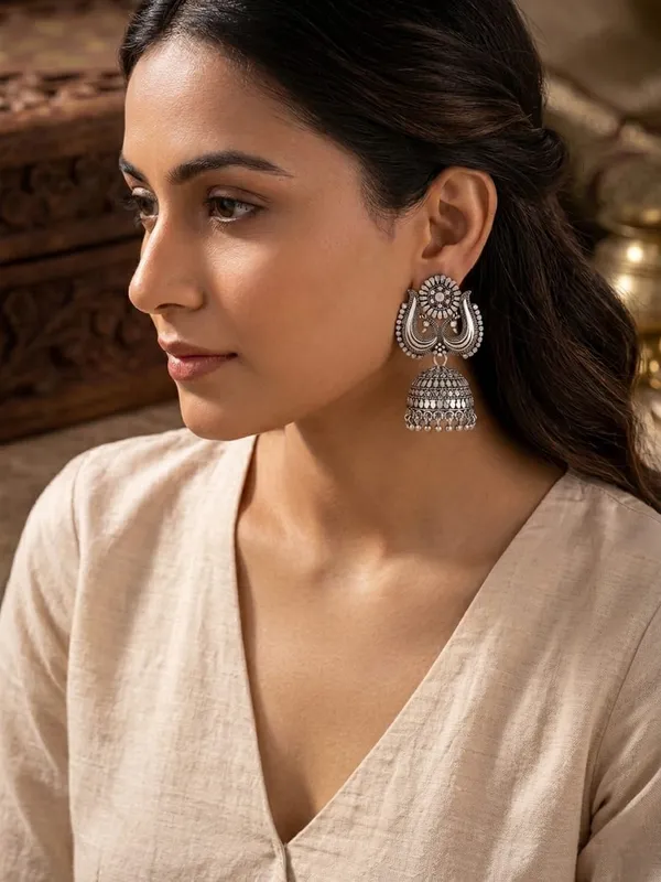 Silver_Alloy_Jhumka_Earrings_For_Women_combo_of_2