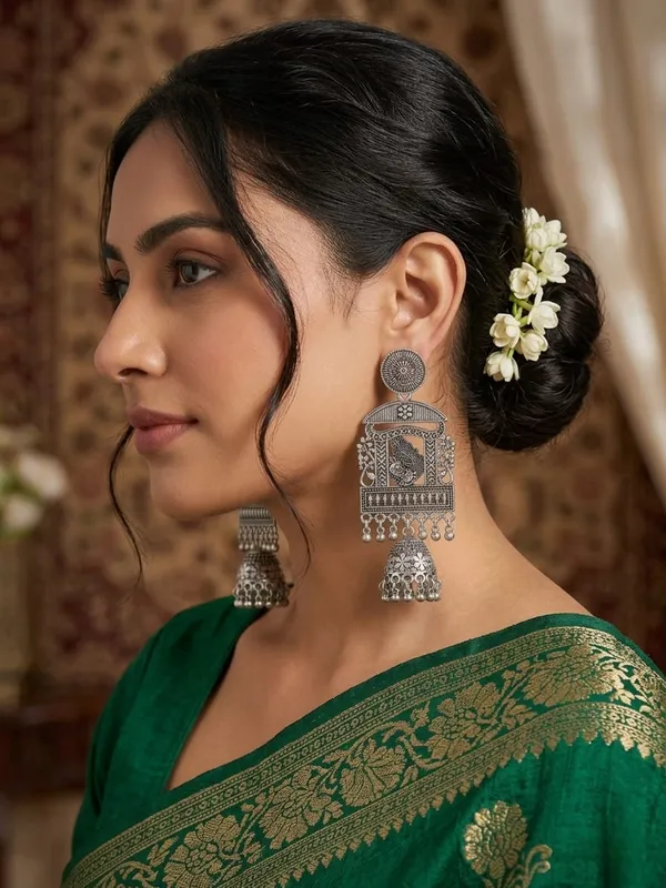 Silver_Alloy_Jhumka_Earrings_For_Women_combo_of_2