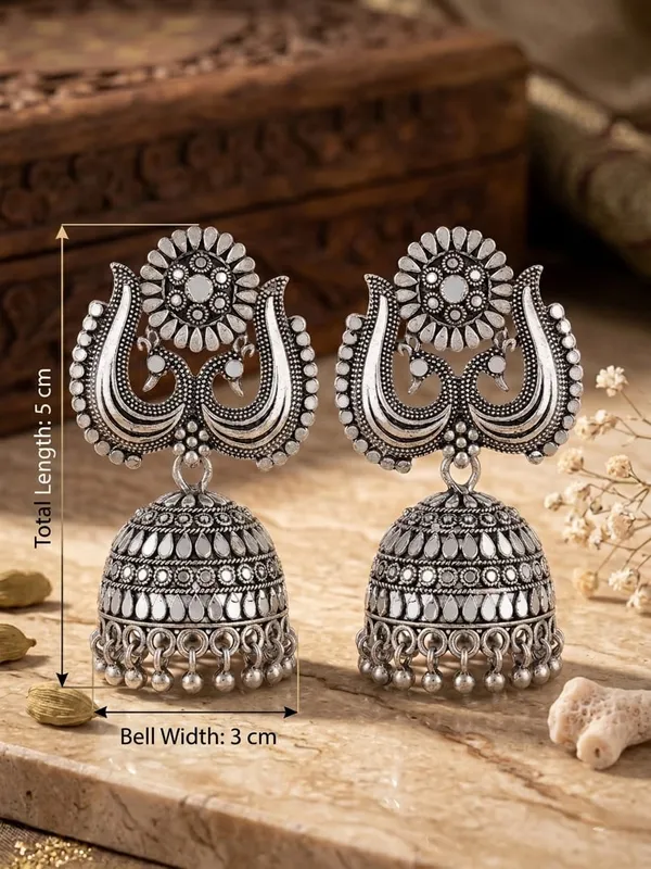 Silver_Alloy_Jhumka_Earrings_For_Women_combo_of_2