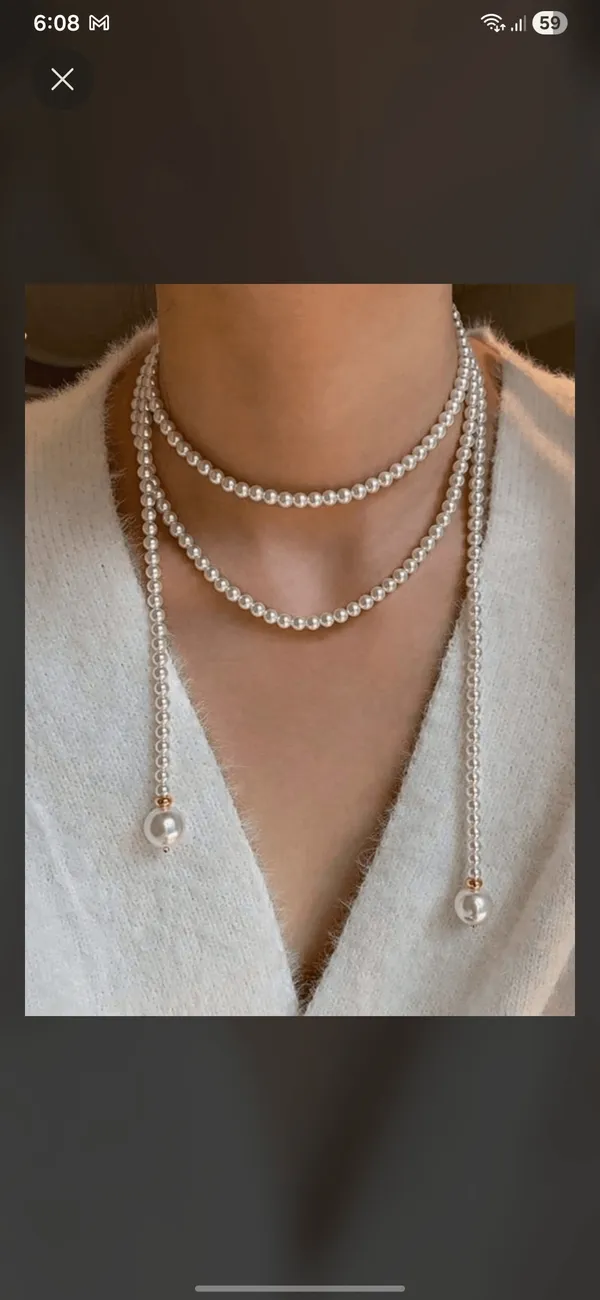 Off_White_Pearl_Layered_Necklace_For_Women