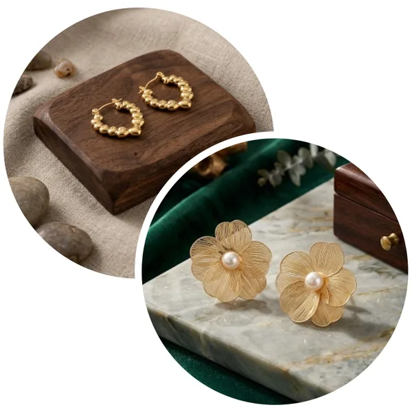 Gold_Alloy_Floral_Earrings_For_Women_Pack_Of_2