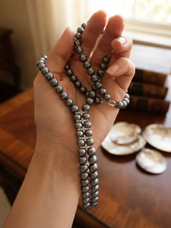 Silver_Pearl_Drop_Necklace_For_Women