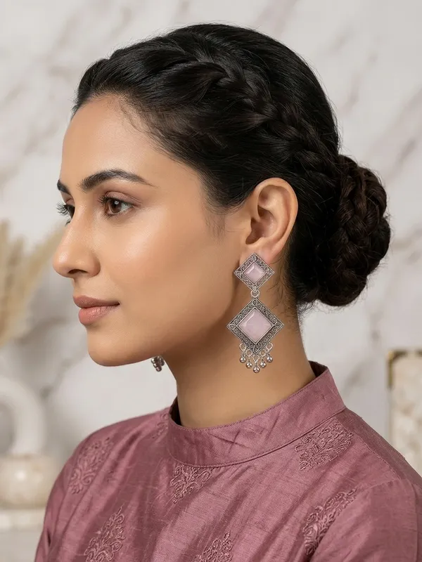 Silver_Alloy_Jhumka_Earrings_For_Women_Pack_Of_4