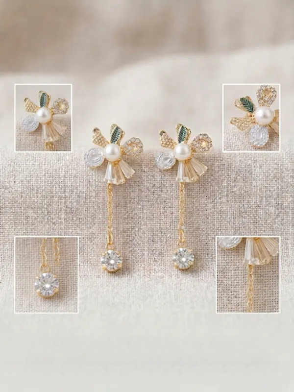 Gold_Brass_Drop_Earrings_For_Women