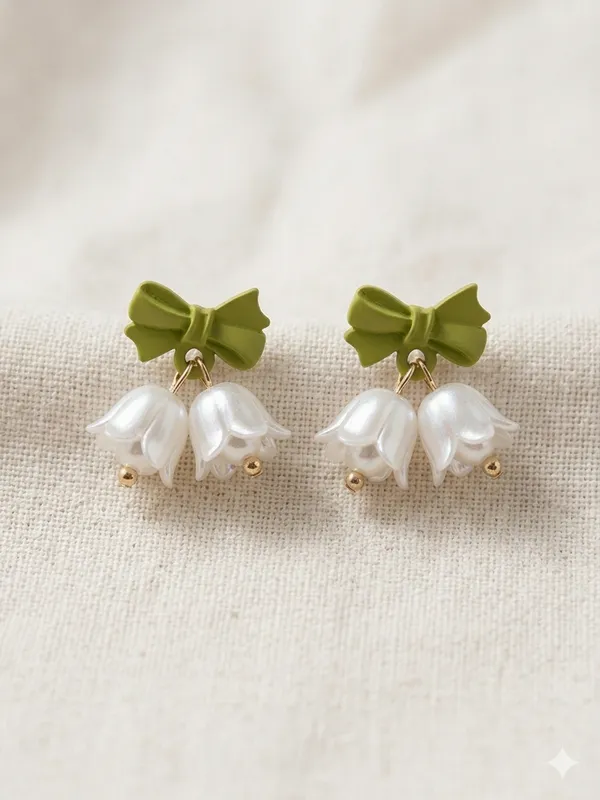 Green_White_Brass_Drop_Earrings_For_Women