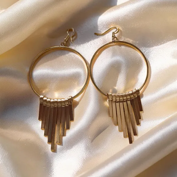 Gold_Alloy_Hoop_Earrings_With_Dangles_For_Women_Pack_Of_2