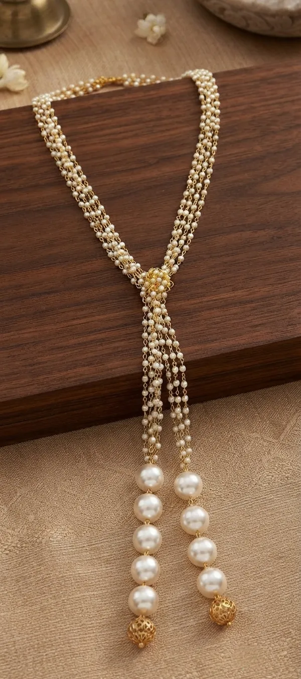 Gold_Pearl_Beads_Necklace_For_Women