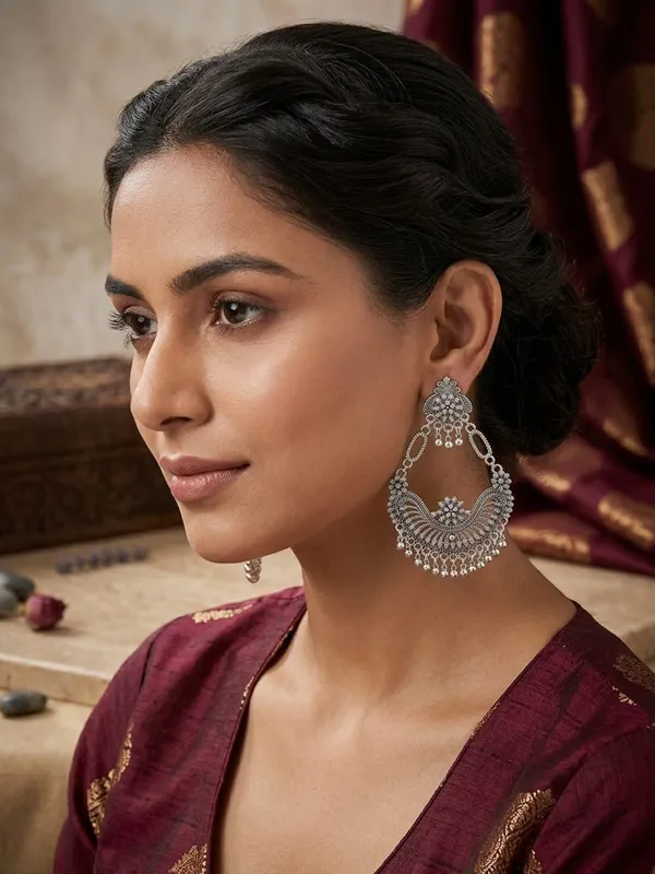 Silver_Alloy_Jhumka_Earrings_For_Women_combo_of_2