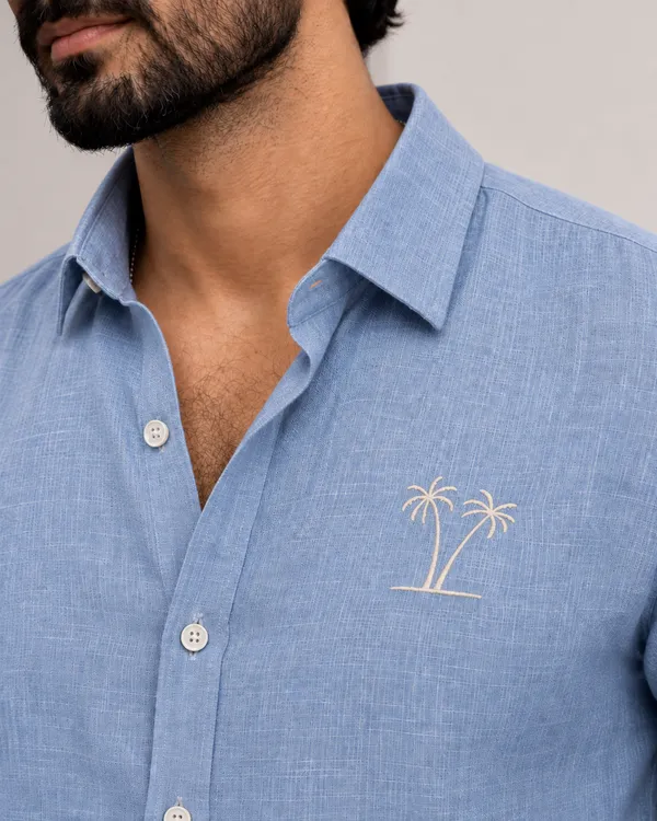 Twin_Palm_Escape_Dusty_Blue_Linen_Shirt