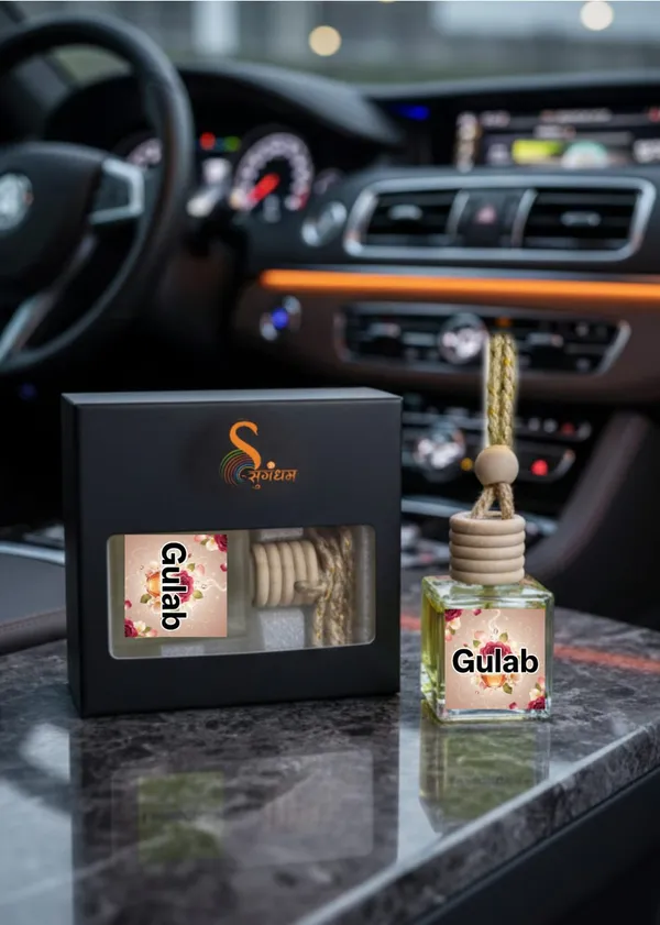 Sugandham_Gulab_Rose_Car_Hanging_Perfume_Pack_of_10