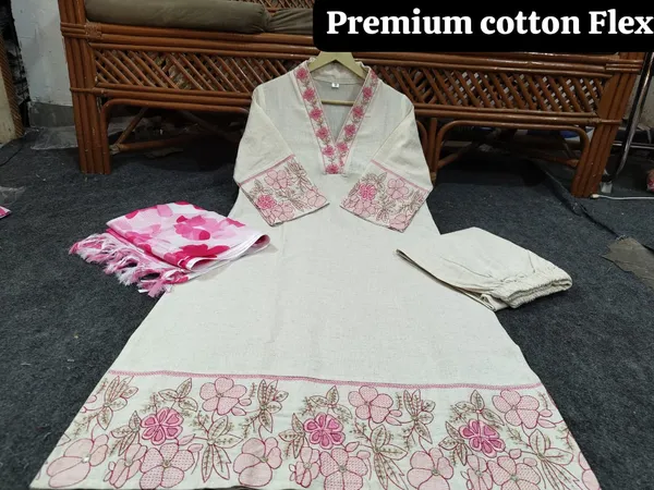 Blush_Bloom_Cotton_Flex_Embroidered_Kurta_Set_With_Kota_Doriya_Dupatta