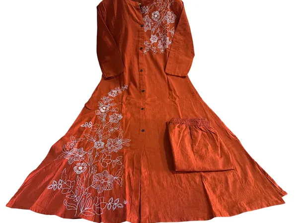 Rust_Elegance_Slub_Co_Ord