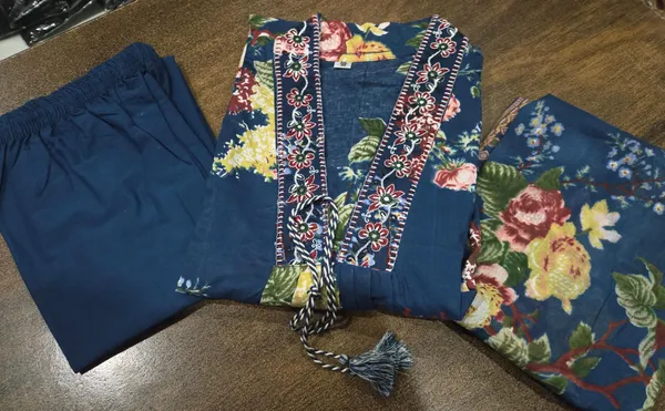 Floral_Printed_Cotton_Kurta_Pant_Set_With_Mulmul_Dupatta_For_Women_Premium_Ethnic_Wear